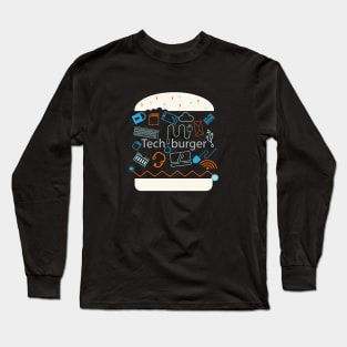 Tech burger Long Sleeve T-Shirt